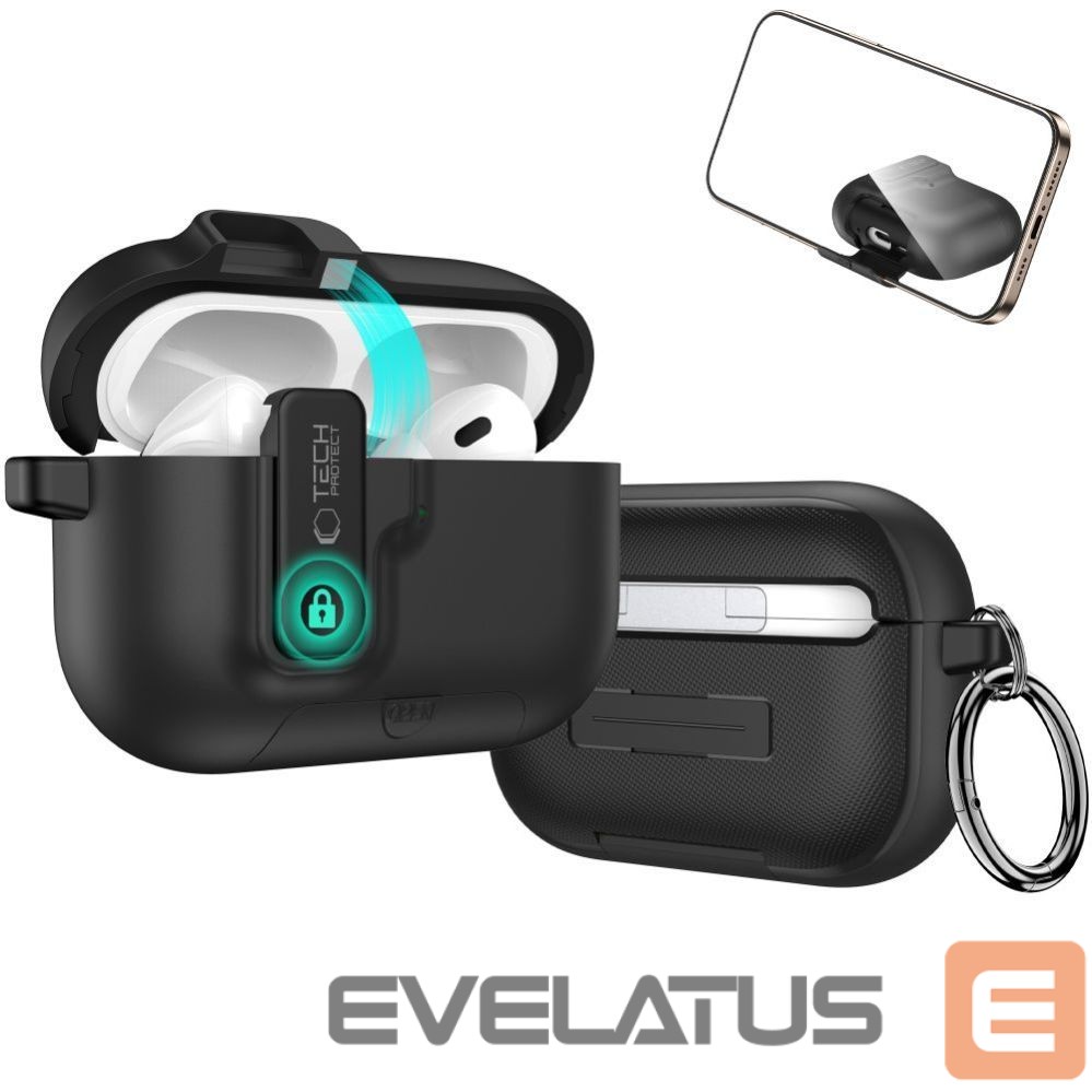 Другие товары Tech-Protect Tech-Protect Slim Hook Case for AirPods Pro 3 - Black