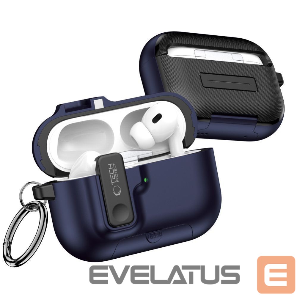 Другие товары Tech-Protect Tech-Protect Slim Hook Case for AirPods Pro 3 - Navy Blue