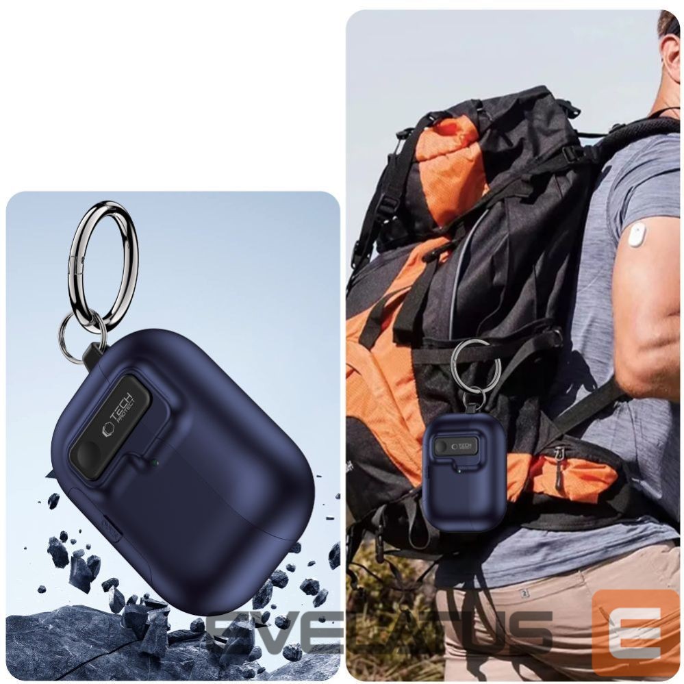 Другие товары Tech-Protect Tech-Protect Slim Hook Case for AirPods Pro 3 - Navy Blue