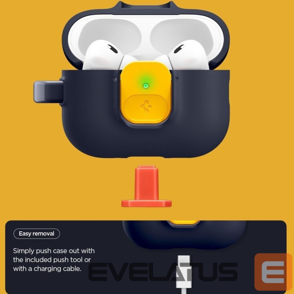 Другие товары Spigen Spigen Nano Pop Case for AirPods Pro 3 - Navy Blue and Yellow