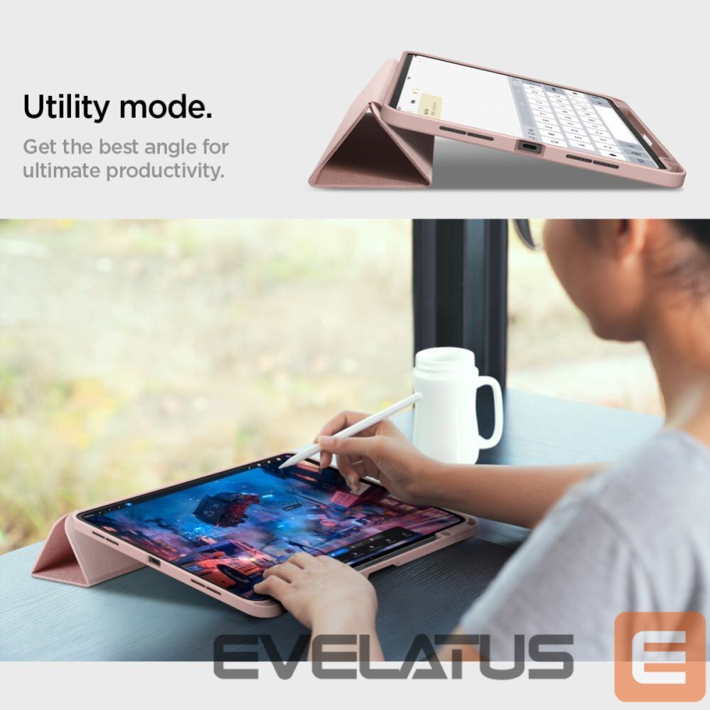 Другие товары Spigen Spigen Urban Fit Case for iPad Pro 11" 5 / 6 / 2024-2025 - Pink