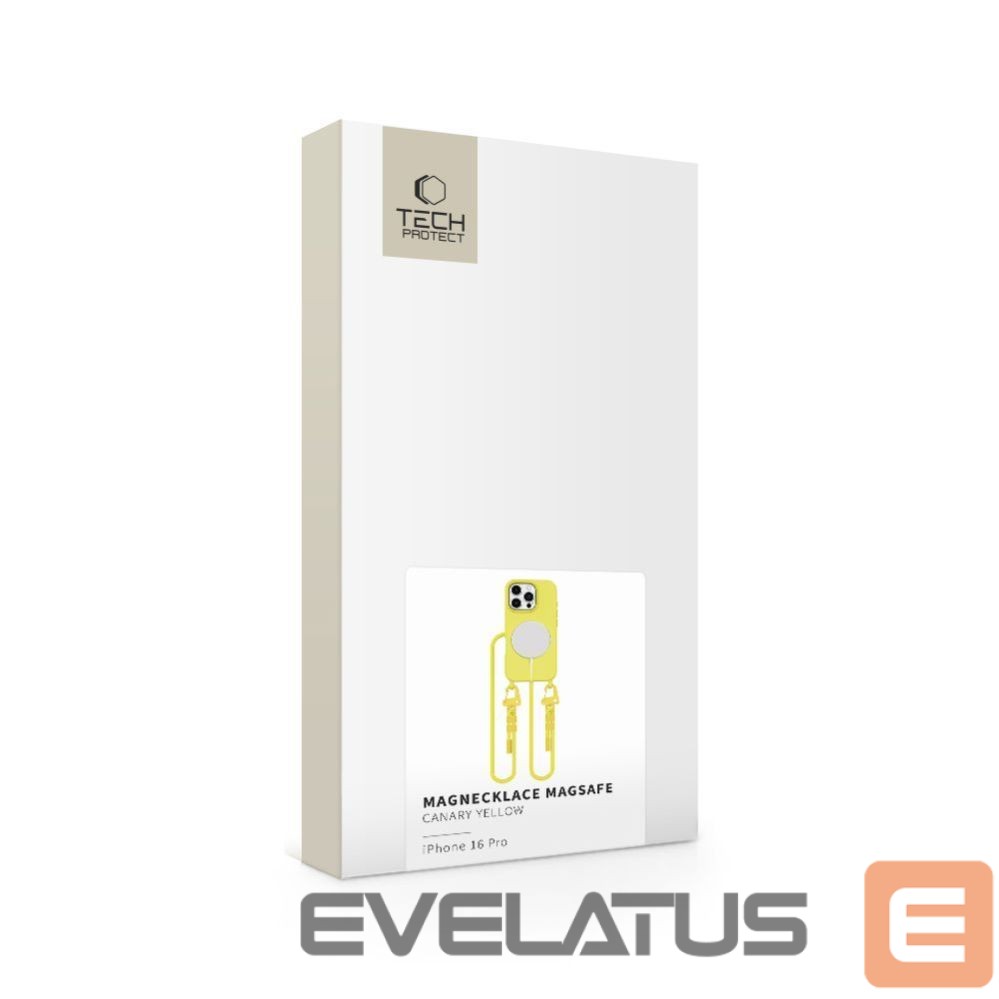 Другие товары Tech-Protect Tech-Protect Magnecklace MagSafe Case for iPhone 16 Pro - Yellow