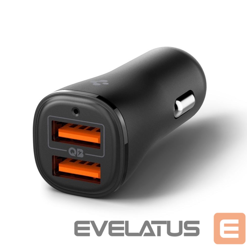 Другие товары Spigen Spigen Essential EV302 30W 2-Port USB-A Car Charger - Black