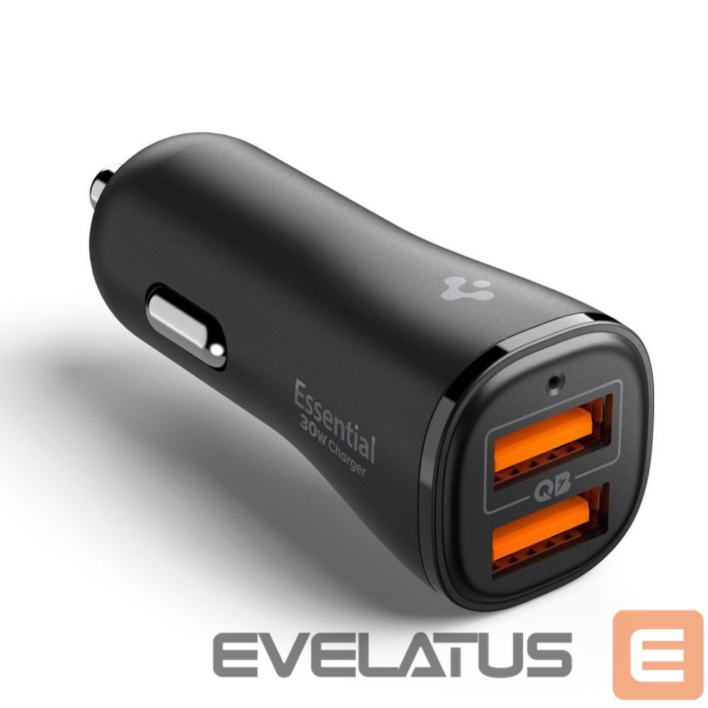 Другие товары Spigen Spigen Essential EV302 30W 2-Port USB-A Car Charger - Black