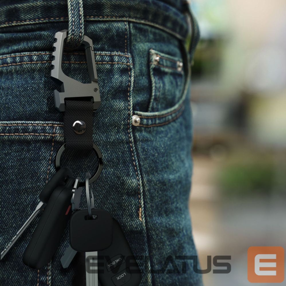 Другие товары Tech-Protect Tech-Protect Slidelock Keychain - Black and Gray