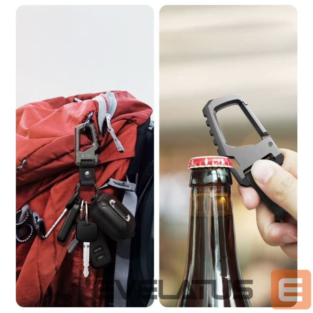 Другие товары Tech-Protect Tech-Protect Slidelock Keychain - Black and Gray
