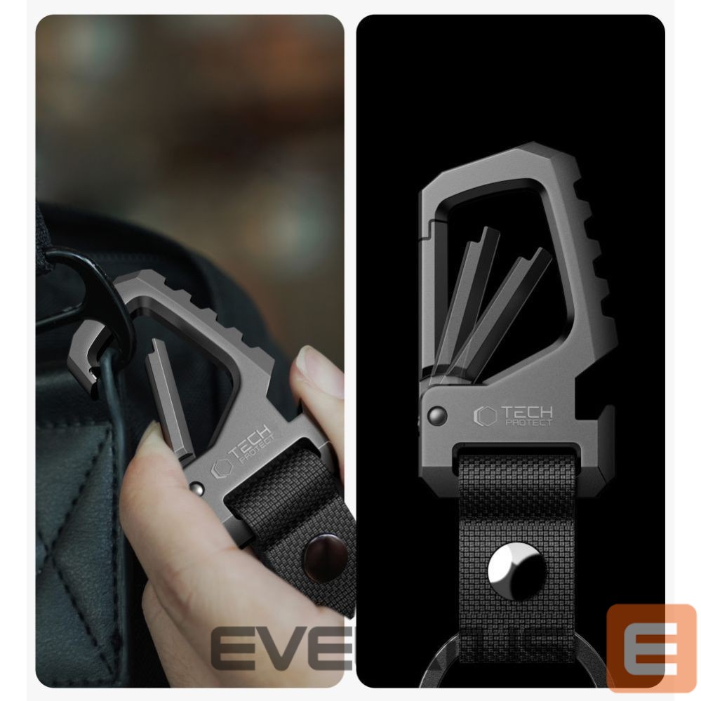 Другие товары Tech-Protect Tech-Protect Slidelock Keychain - Black and Gray