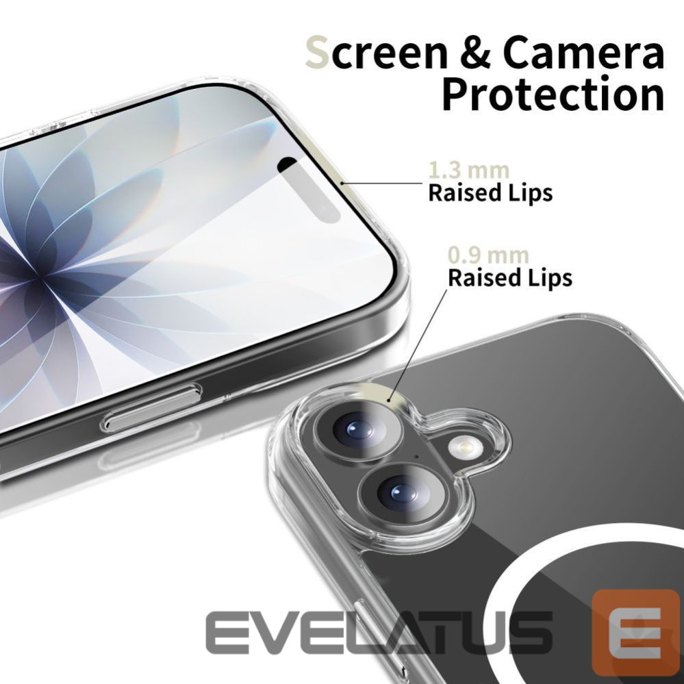 Другие товары Tech-Protect Tech-Protect Flexair Hybrid CC MagSafe Case for iPhone 17 - Clear