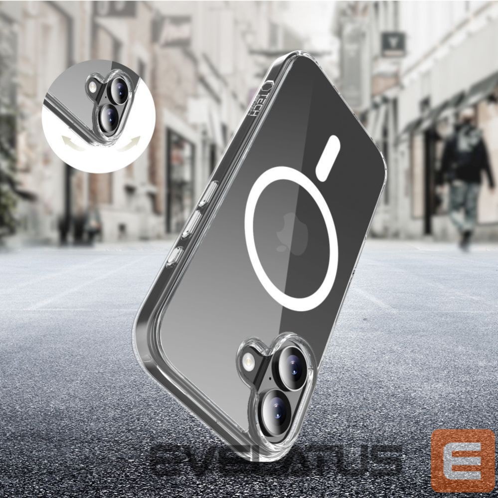 Другие товары Tech-Protect Tech-Protect Flexair Hybrid CC MagSafe Case for iPhone 17 - Clear