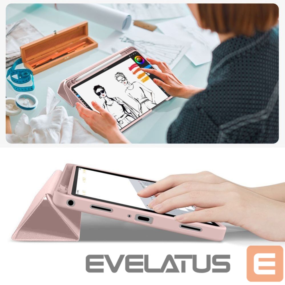 Другие товары Tech-Protect TechProtect SmartCase Pen for Samsung Galaxy Tab A9+ / A11+ Plus 11.0 X210 / X215 / X216 / X230 / X235 / X236 - Pink