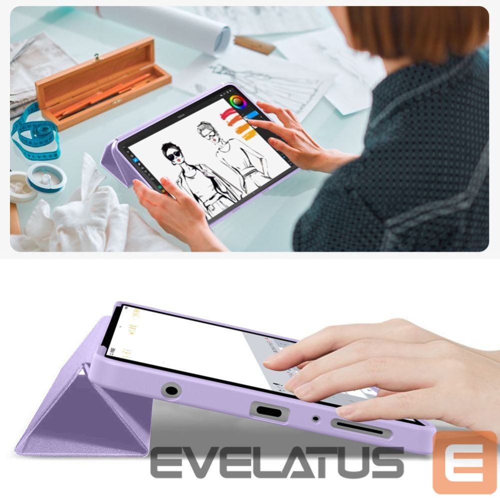 Другие товары Tech-Protect TechProtect SmartCase case for Samsung Galaxy Tab A9 / A11 8.7 X110 / X115 / X133 / X135 - purple