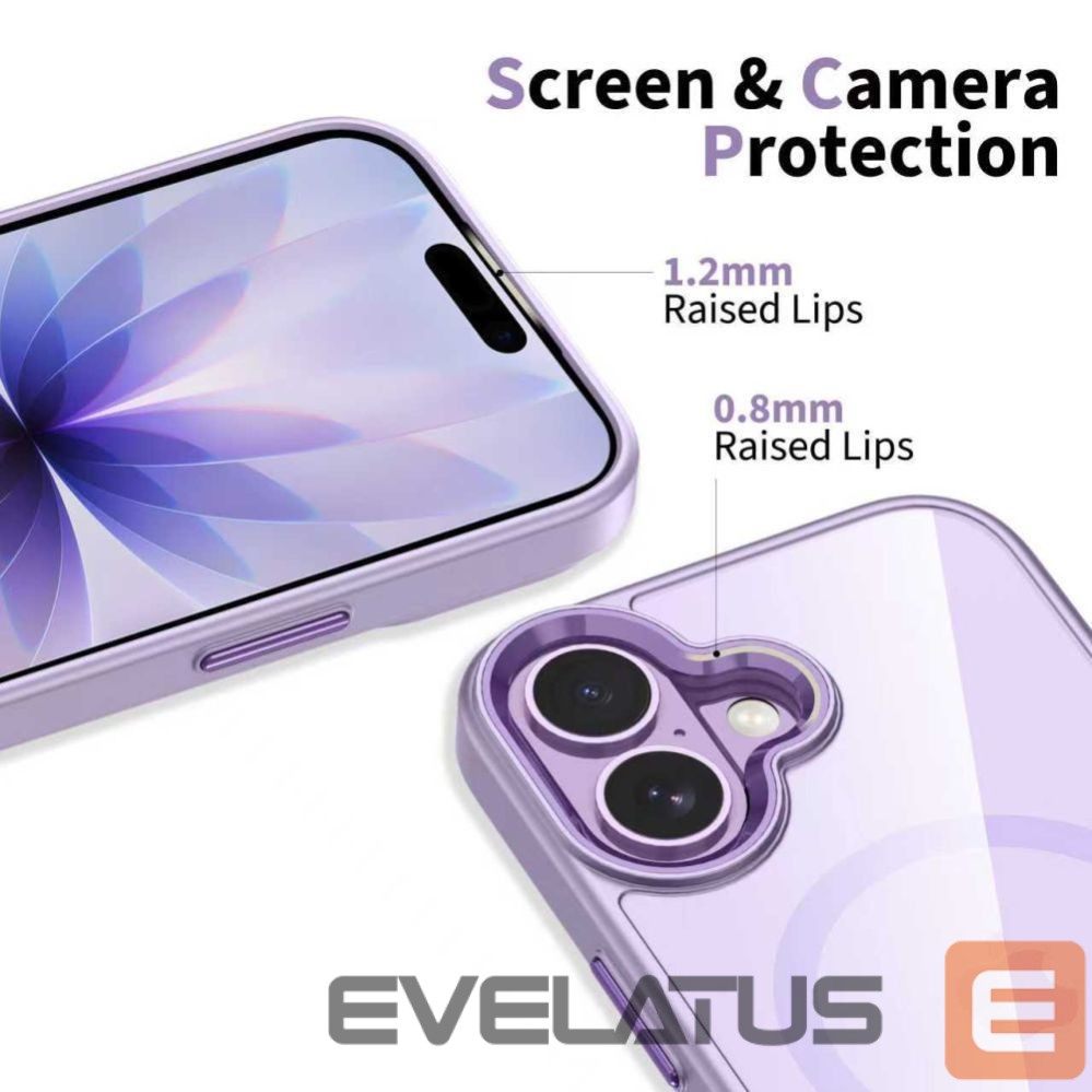 Другие товары Tech-Protect Tech-Protect MagMat MagSafe Case for iPhone 17 - Transparent Purple