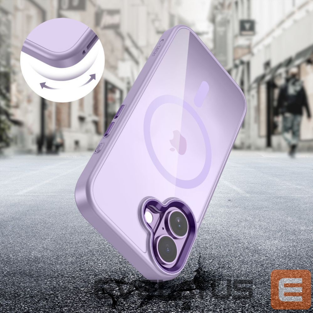 Другие товары Tech-Protect Tech-Protect MagMat MagSafe Case for iPhone 17 - Transparent Purple
