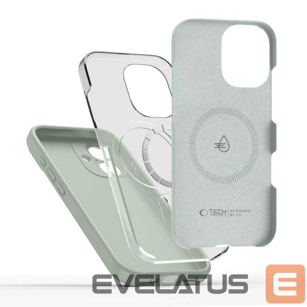 Другие товары Tech-Protect Tech-Protect Silicone MagSafe Case for iPhone 17 - Green