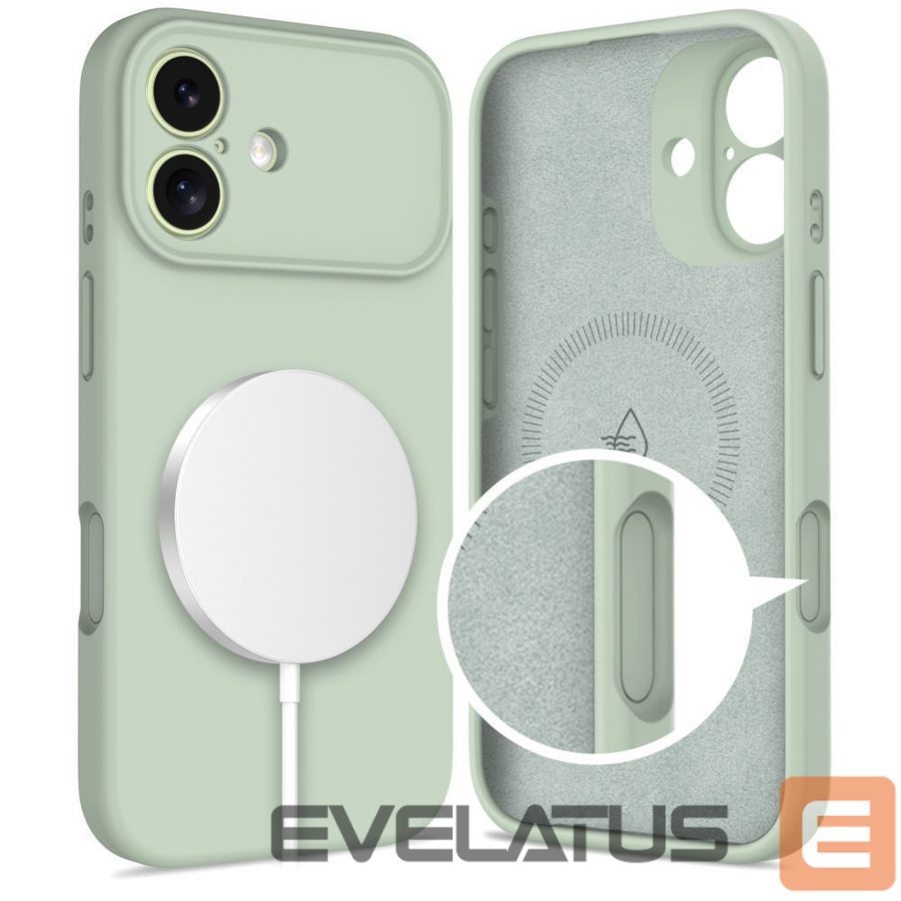 Другие товары Tech-Protect Tech-Protect Silicone MagSafe Case for iPhone 17 - Green
