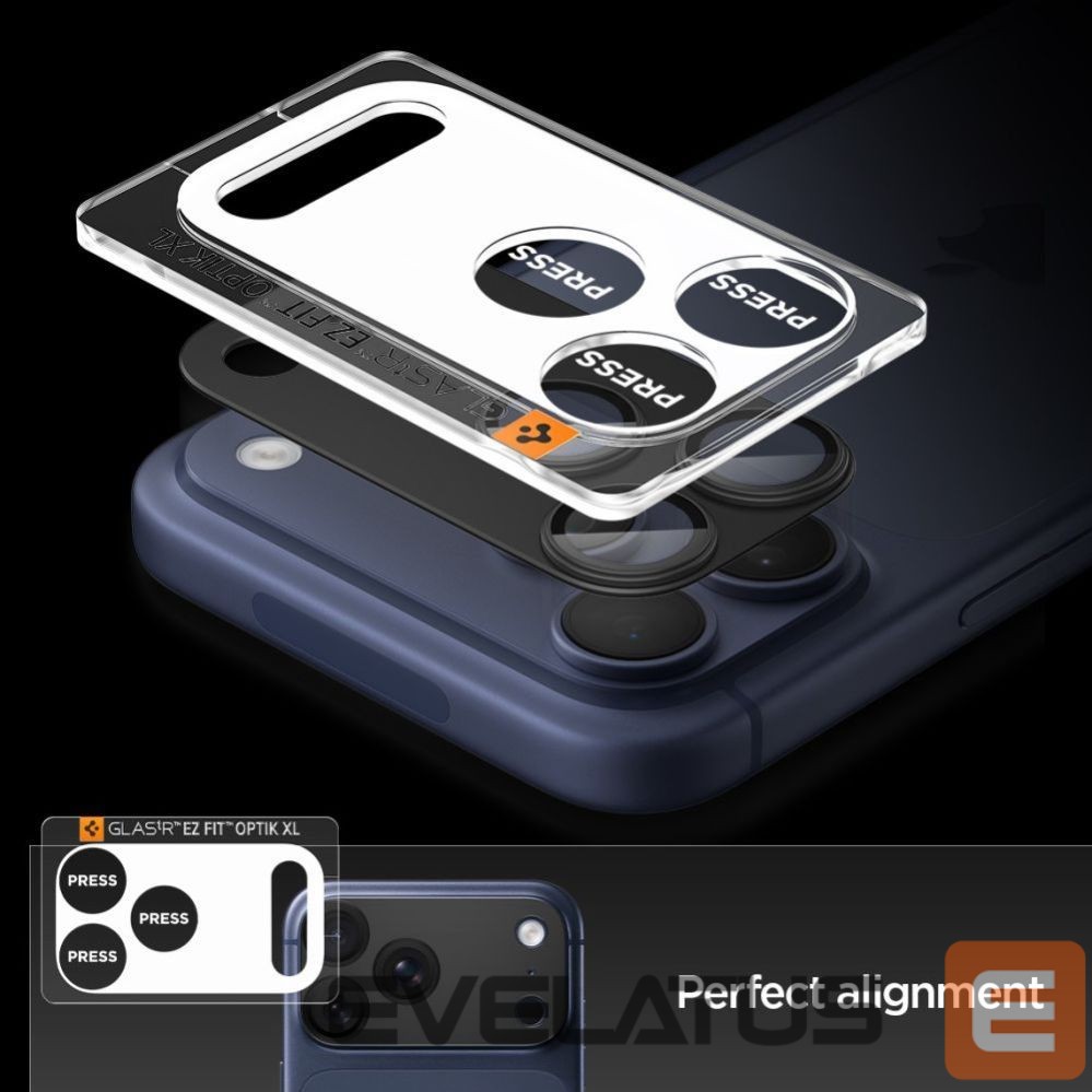 Другие товары Spigen Spigen Optik Pro XL Camera Lens Glass for iPhone 17 Pro - Black