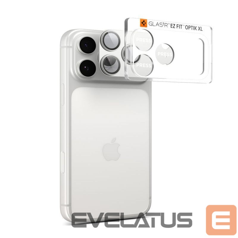 Другие товары Spigen Spigen Optik Pro XL Camera Lens Glass for iPhone 17 Pro - Silver