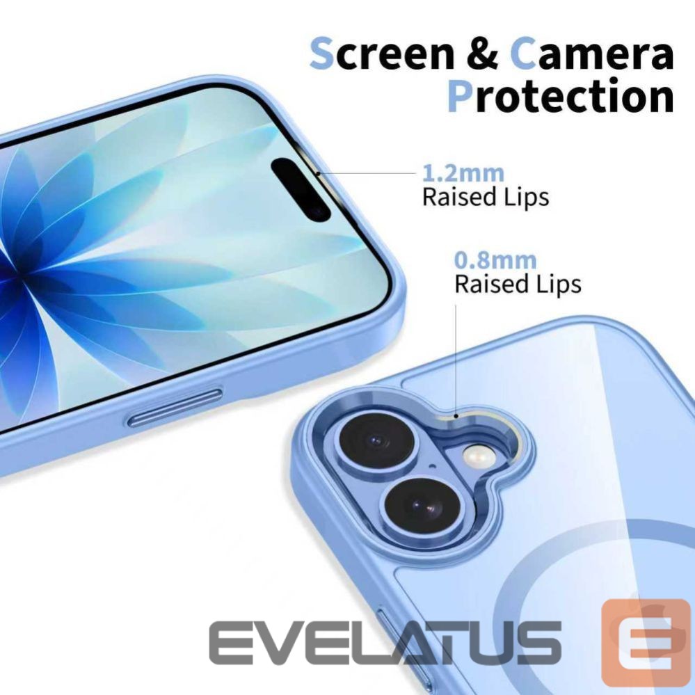 Другие товары Tech-Protect Tech-Protect MagMat MagSafe Case for iPhone 17 - Transparent Blue