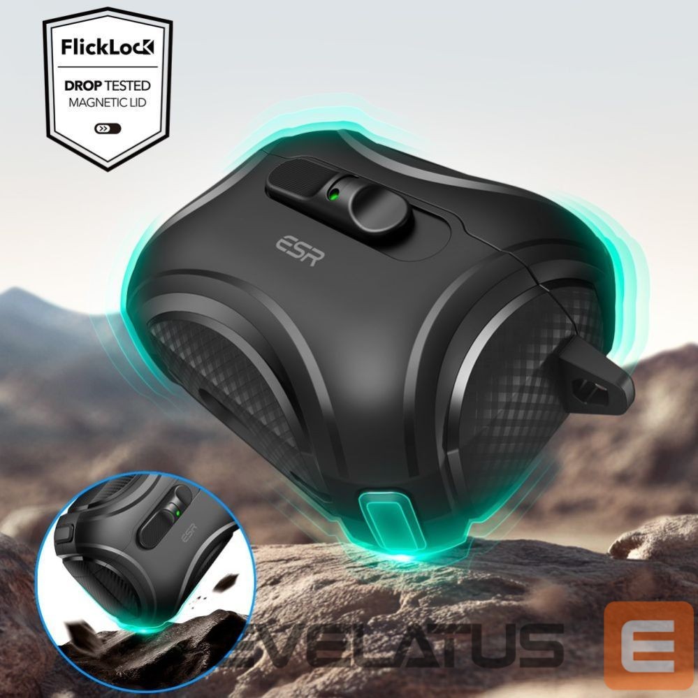 Другие товары ESR ESR Cyber FlickLock MagSafe Case for AirPods Pro 3 - Black
