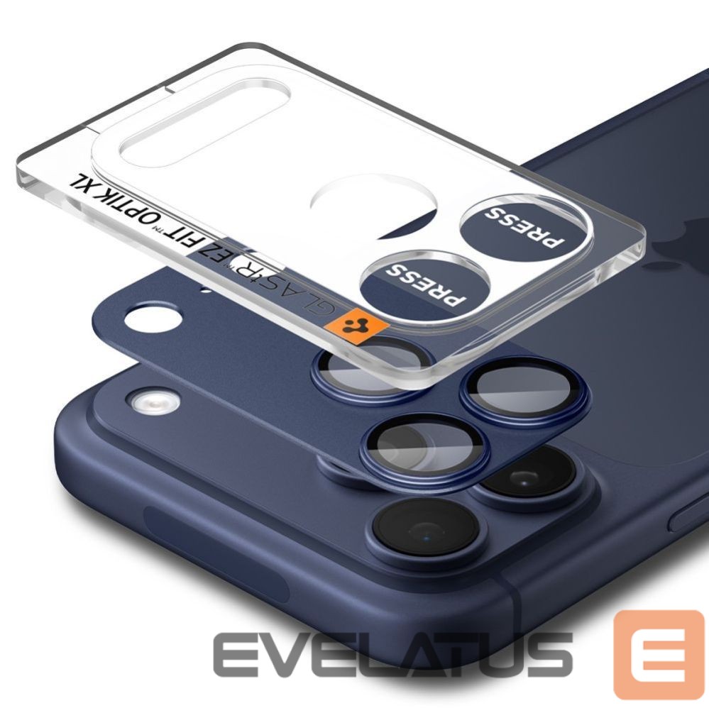 Другие товары Spigen Spigen Optik Pro XL Camera Lens Glass for iPhone 17 Pro - Navy Blue
