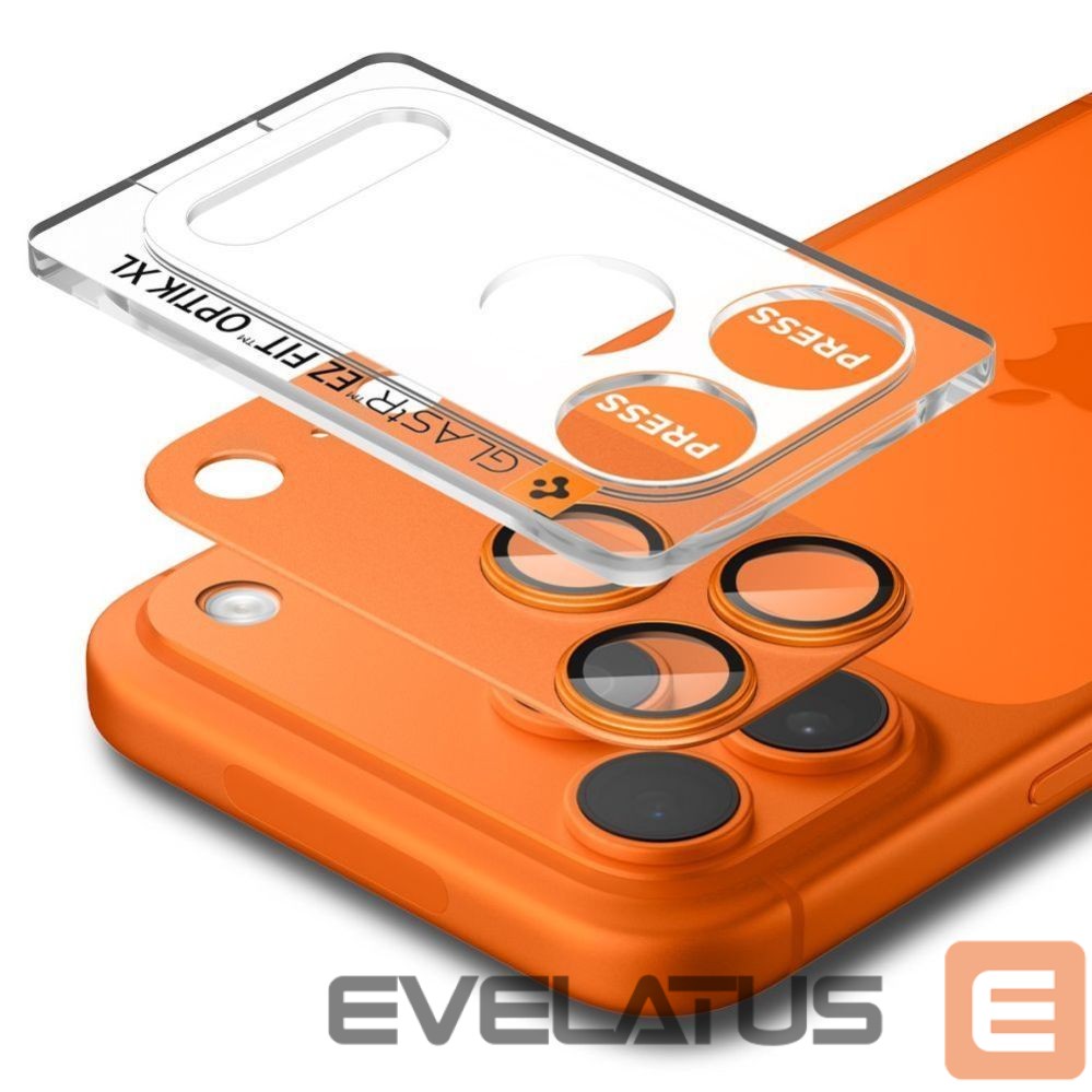 Другие товары Spigen Spigen Optik Pro XL Camera Lens Glass for iPhone 17 Pro Max - Orange