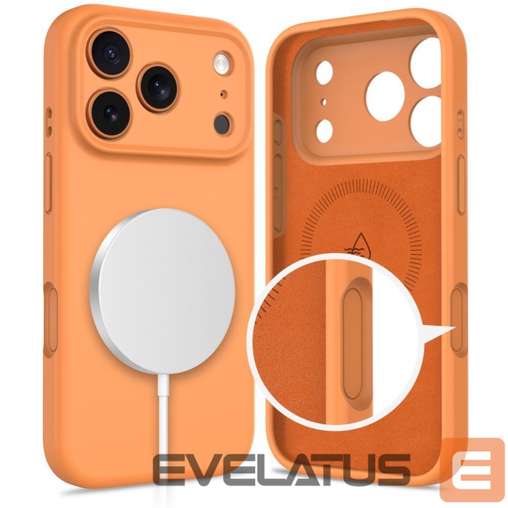 Другие товары Tech-Protect Tech-Protect Silicone MagSafe Case for iPhone 17 Pro - Orange