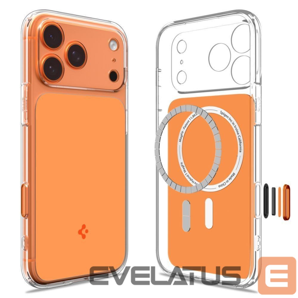 Другие товары Spigen Spigen Thin Fit MagSafe Case for iPhone 17 Pro - Transparent Orange