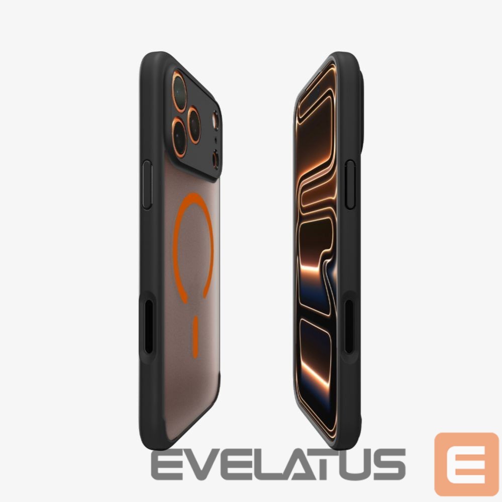 Другие товары Spigen Spigen Ultra Hybrid MagSafe Case for iPhone 17 Pro Max - Black and Orange