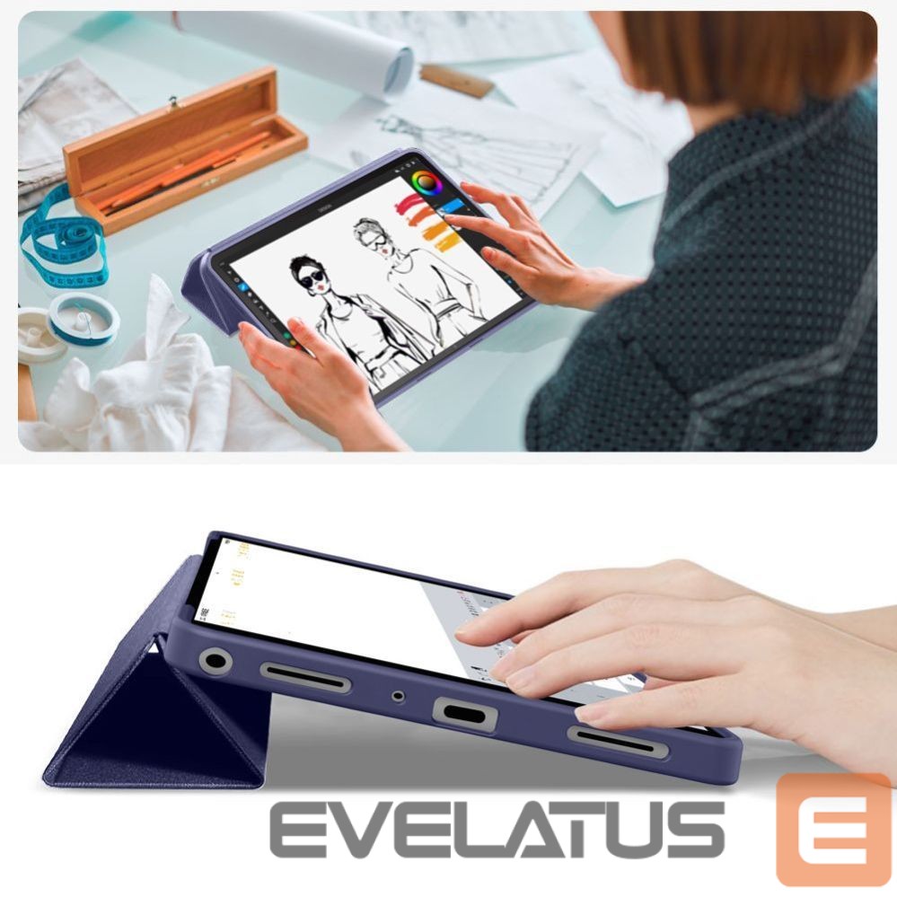 Другие товары Tech-Protect TechProtect SmartCase for Samsung Galaxy Tab A9+ / A11+ Plus 11.0 X210 / X215 / X216 / X230 / X235 / X236 - Navy Blue