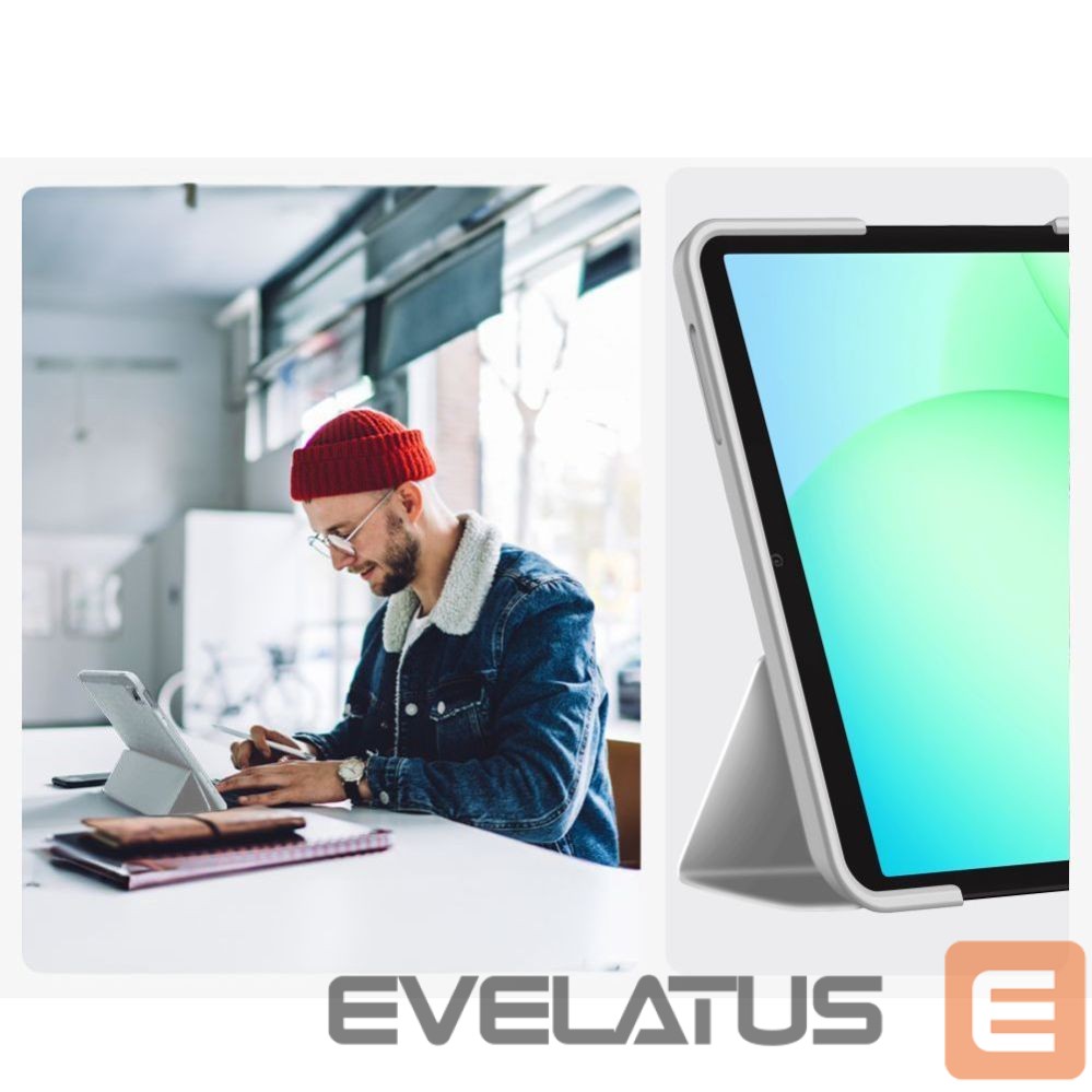 Другие товары Tech-Protect TechProtect SmartCase for Samsung Galaxy Tab A9+ / A11+ Plus 11.0 X210 / X215 / X216 / X230 / X235 / X236 - Gray