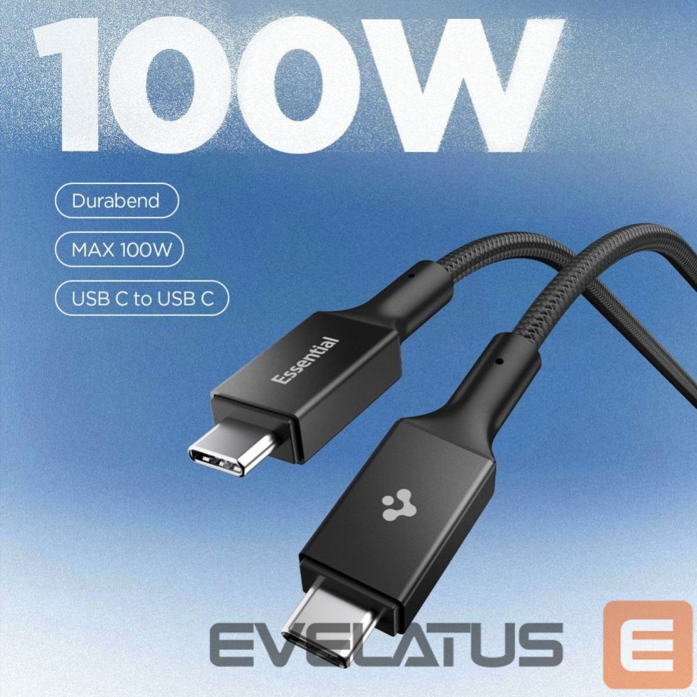 Другие товары Spigen Spigen EB10010CC 100W 100 cm Cable - Black