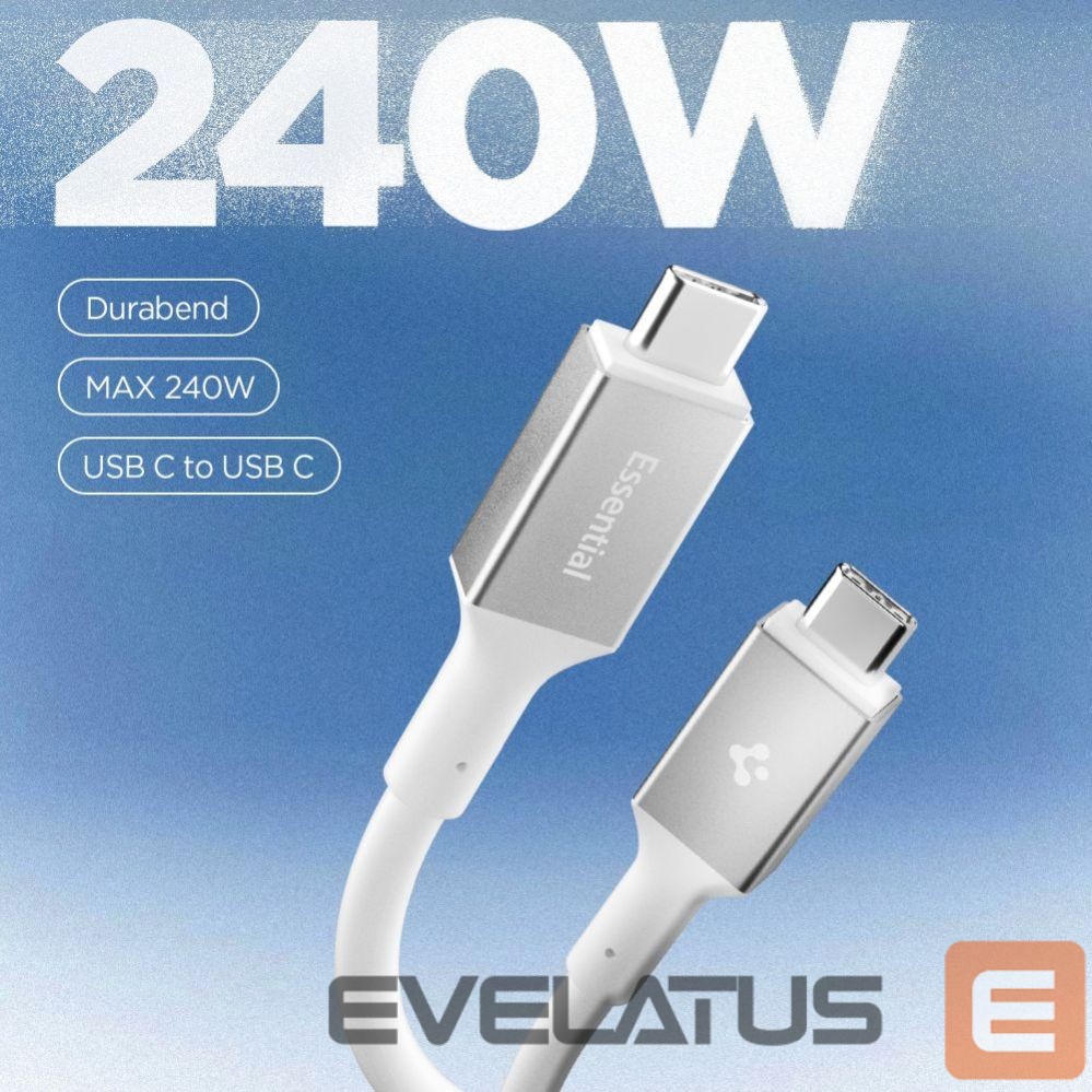 Другие товары Spigen Spigen EB24012CC USB-C Cable 240W 120cm - White