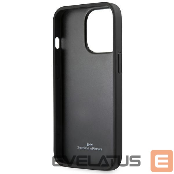 Другие товары BMW BMW Leather Stamp Case for iPhone 14 Pro - Black