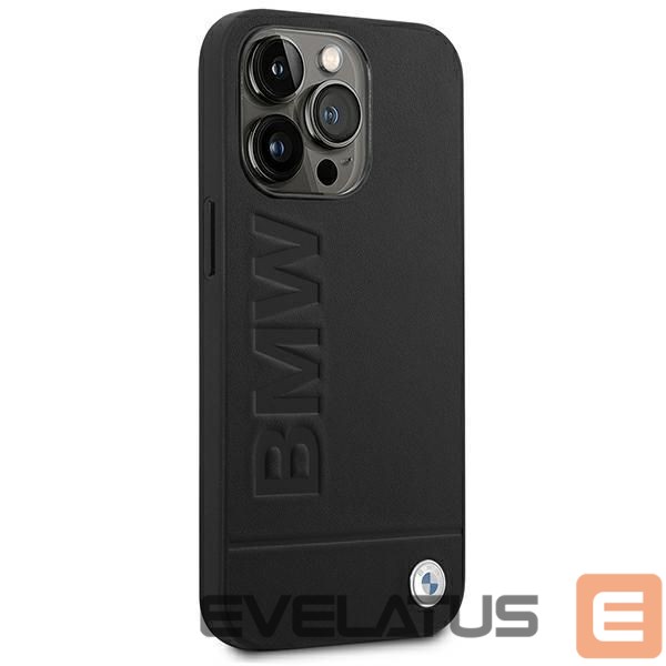 Другие товары BMW BMW Leather Stamp Case for iPhone 14 Pro - Black