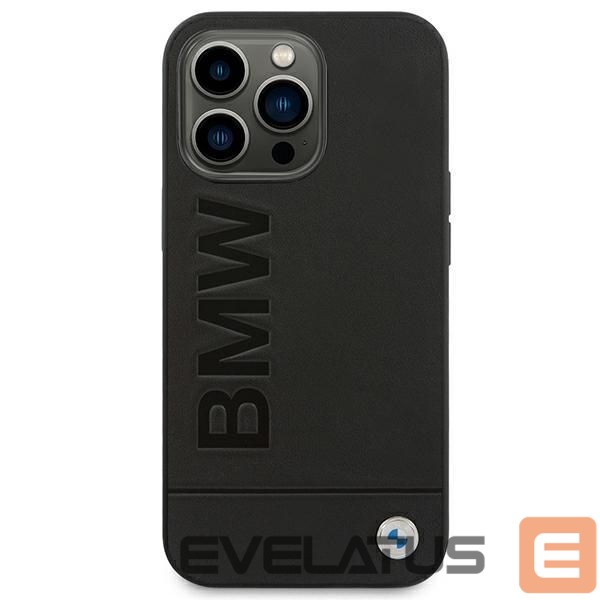 Другие товары BMW BMW Leather Stamp Case for iPhone 14 Pro - Black