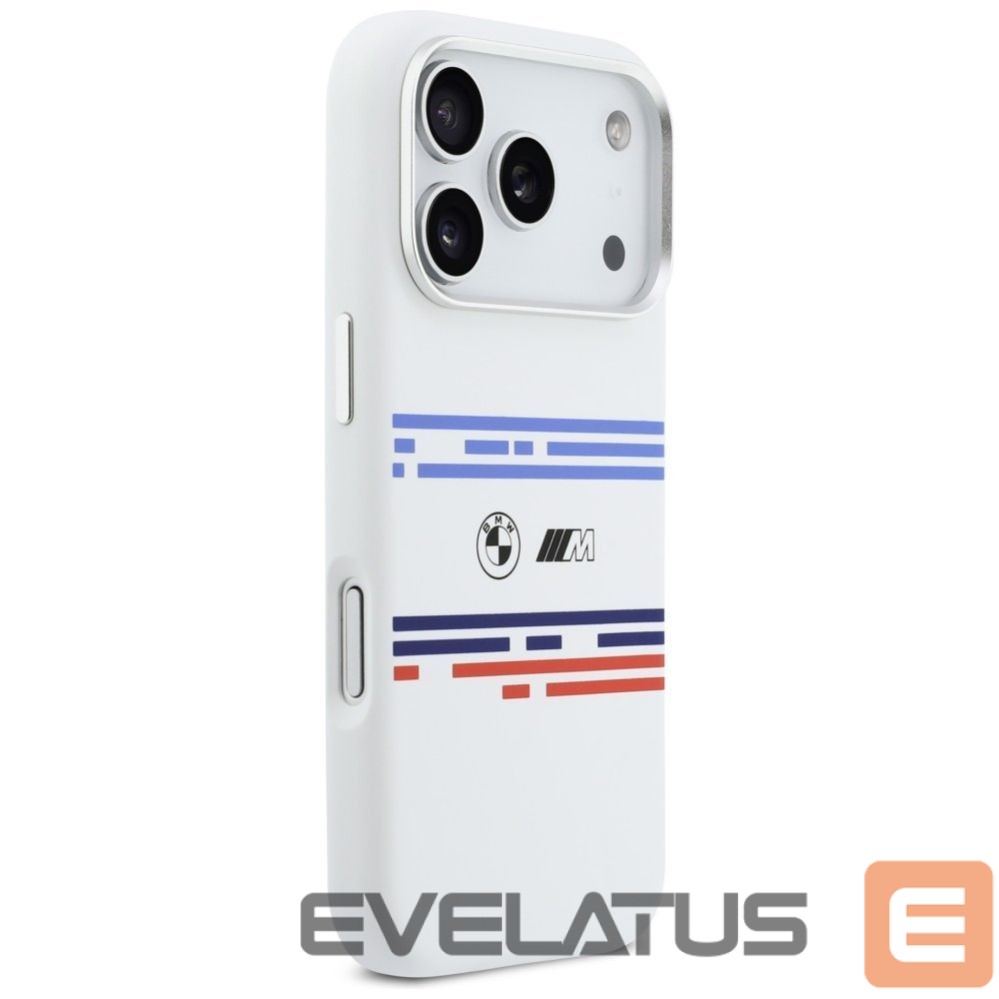 Другие товары BMW BMW M Silicon Horizontal Line MagSafe Case for iPhone 17 Pro - White