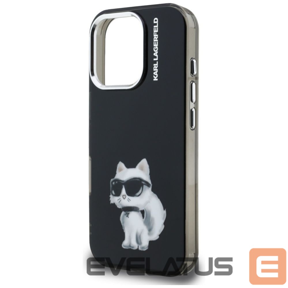 Другие товары Karl Lagerfeld Karl Lagerfeld IML Aquarelle Choupette & Logo iPhone 16 Pro Case - Black