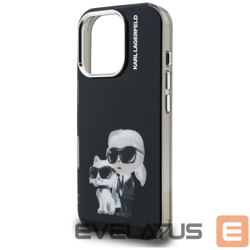 Другие товары Karl Lagerfeld Karl Lagerfeld IML Aquarelle Karl & Choupette & Logo Case for iPhone 16 Pro Max - Black