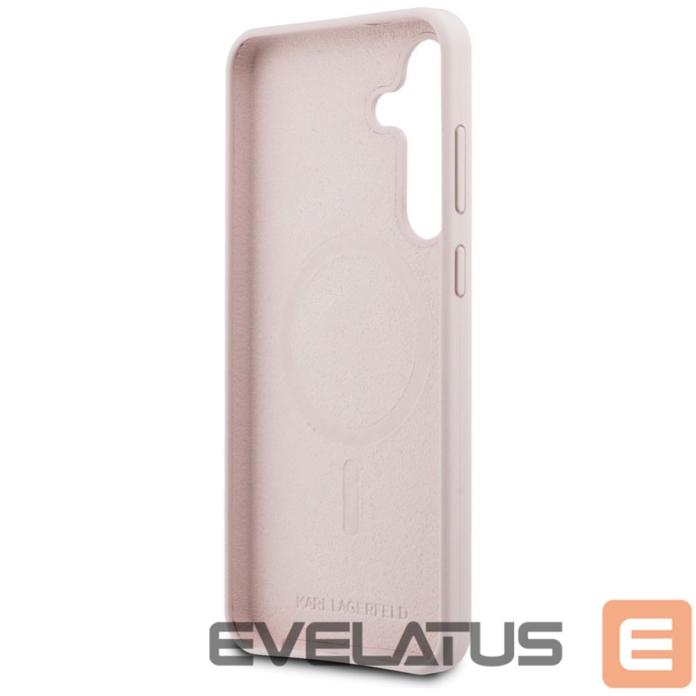 Другие товары Karl Lagerfeld Karl Lagerfeld Silicone Karl & Choupette Heads MagSafe Case for Samsung Galaxy S25 FE - Pink