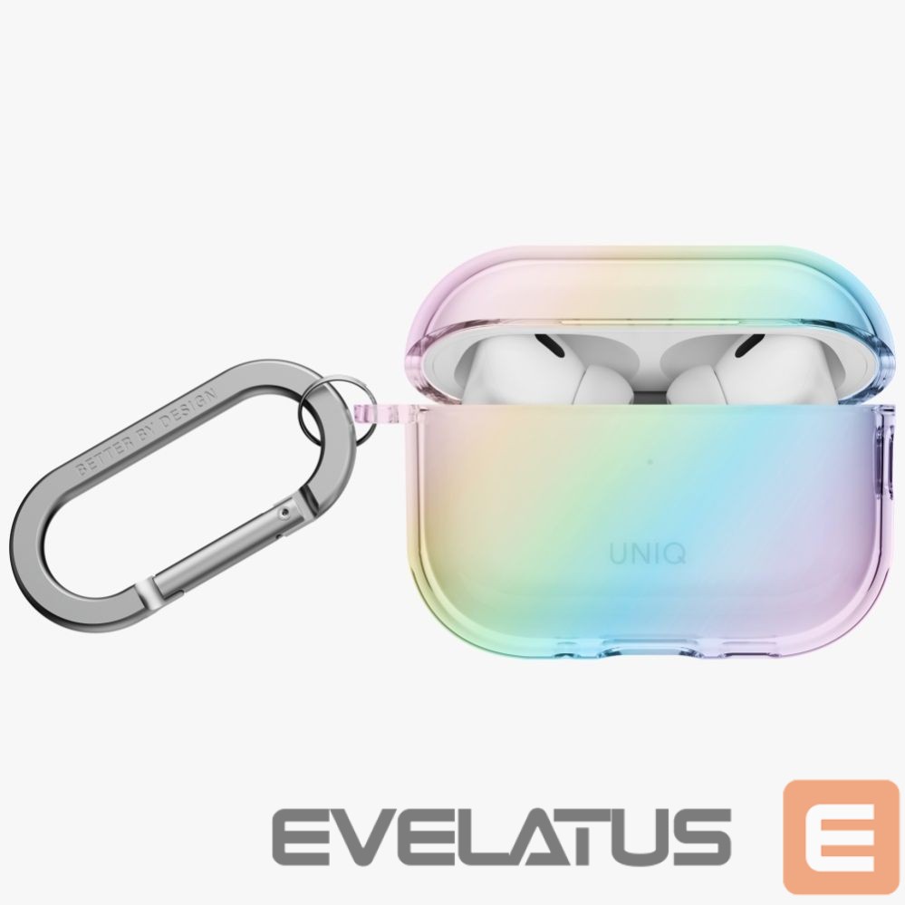Другие товары UNIQ Uniq Iridescia Hang Case for AirPods Pro 3 - Transparent Multicolor