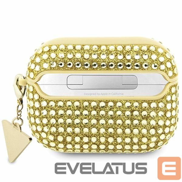 Другие товары Guess Guess Rhinestone Triangle Case for AirPods Pro 2 (2022/2023) - Gold