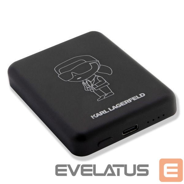 Другие товары Karl Lagerfeld Karl Lagerfeld Ikonik MagSafe 5W 3000mAh Inductive Power Bank - Black