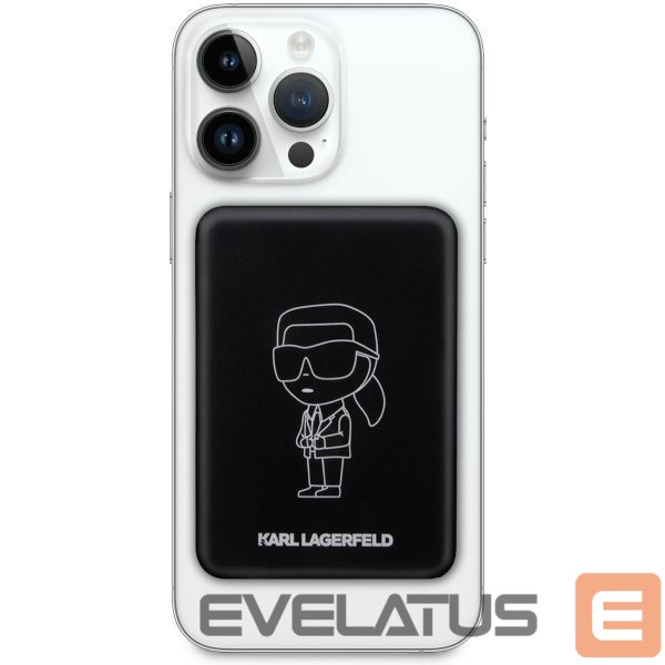 Другие товары Karl Lagerfeld Karl Lagerfeld Ikonik MagSafe 5W 3000mAh Inductive Power Bank - Black