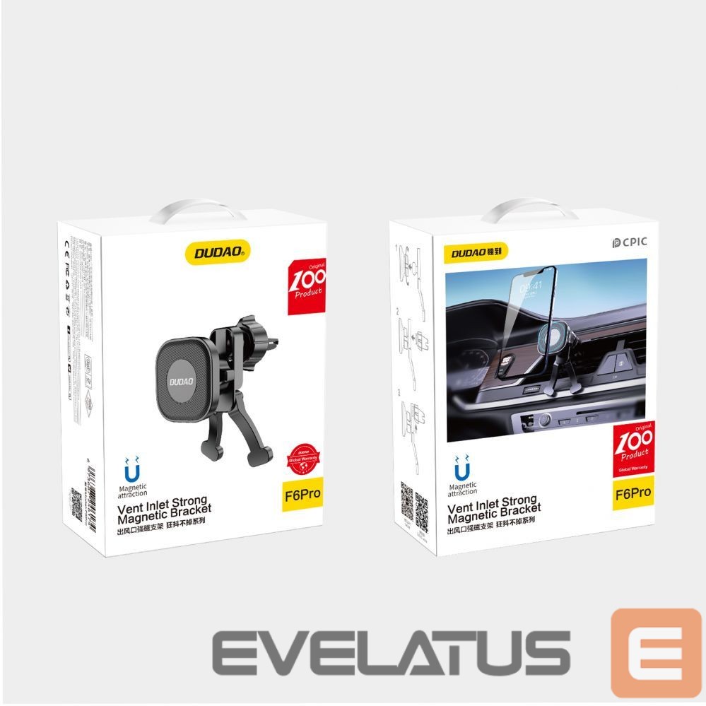 Авто держатель Dudao Dudao magnetic car holder for air vent (F6Pro)