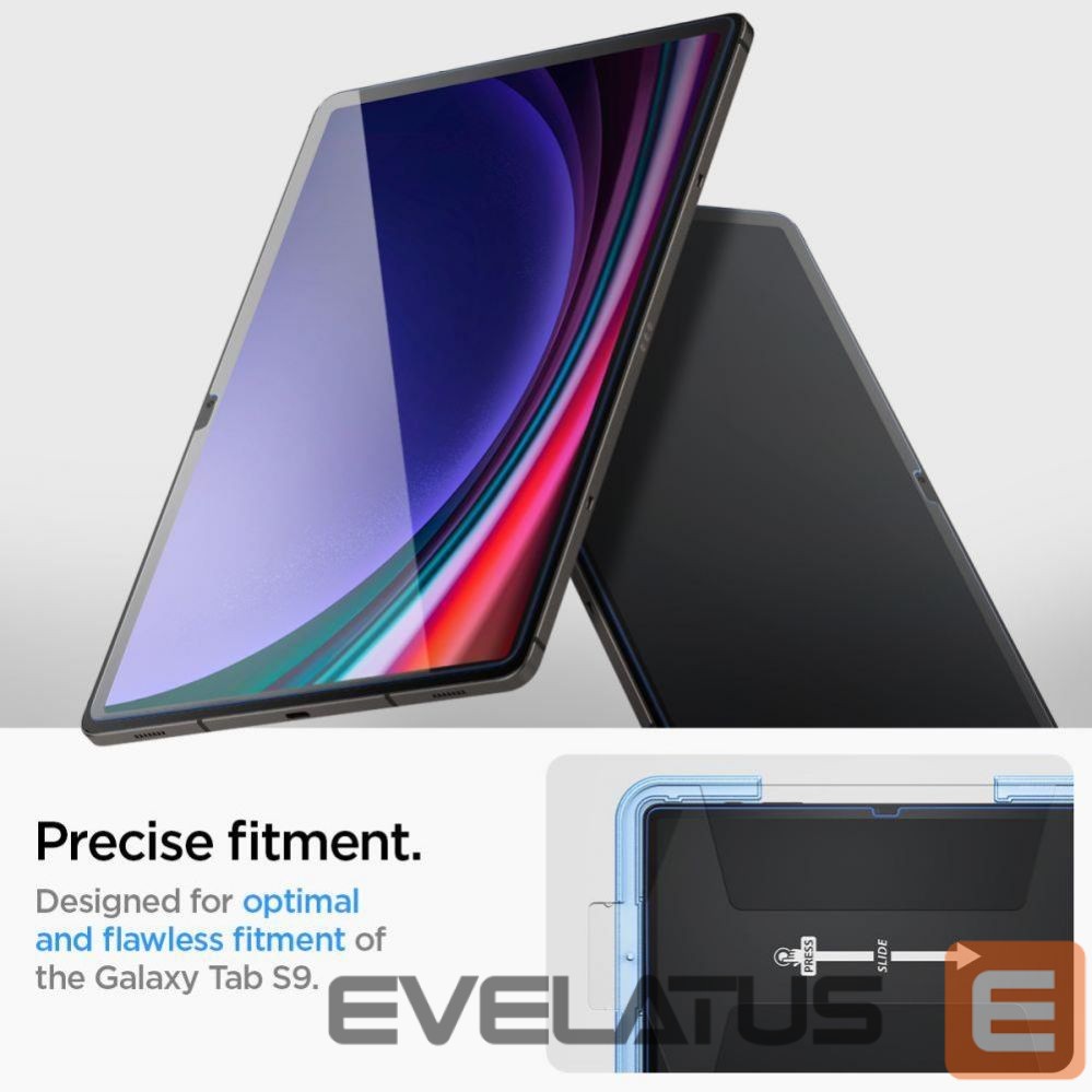 Защитное стекло Spigen Spigen Glas.tR EZ Fit Tempered Glass for Samsung Galaxy Tab S9 11'' X710 / X716B