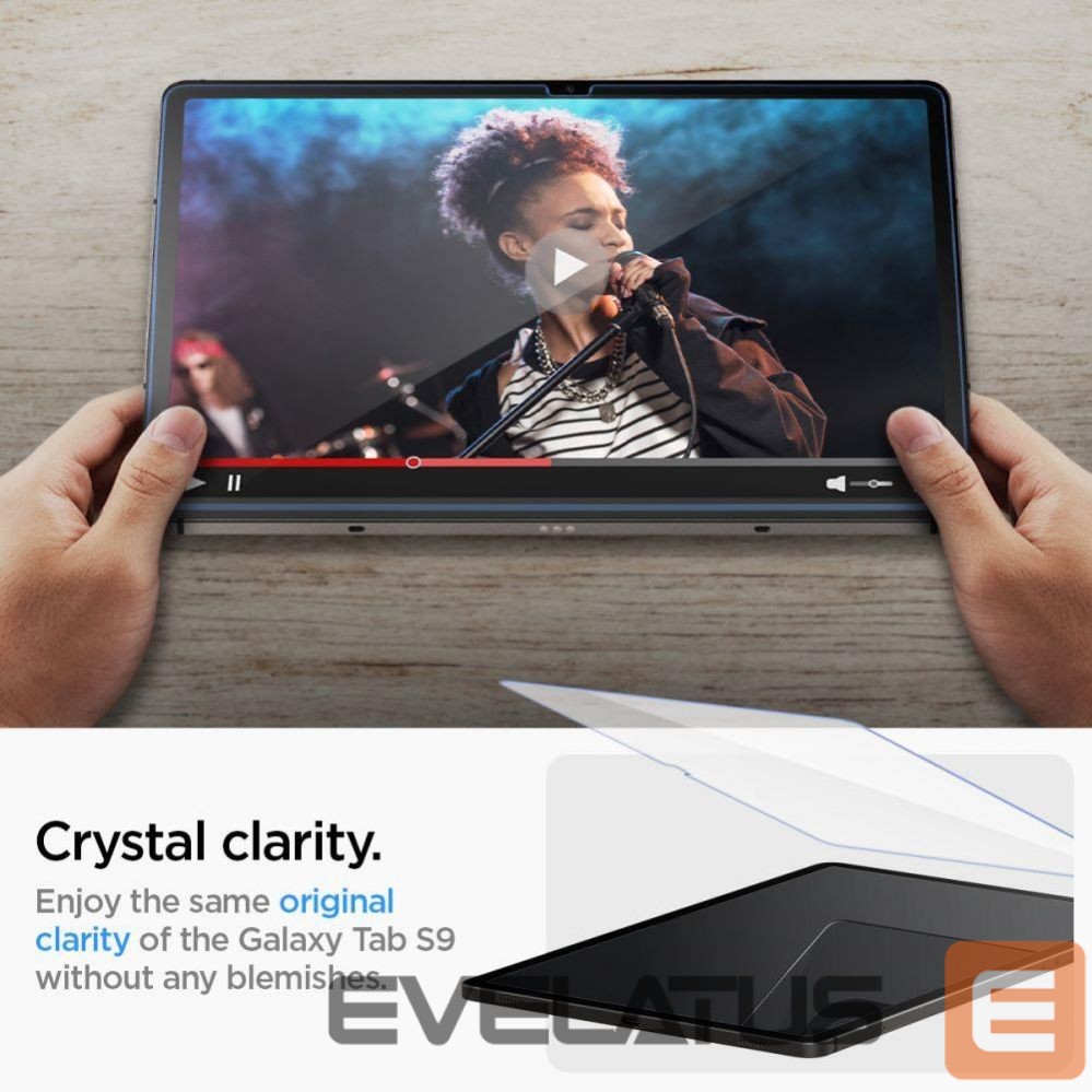 Защитное стекло Spigen Spigen Glas.tR EZ Fit Tempered Glass for Samsung Galaxy Tab S9 11'' X710 / X716B
