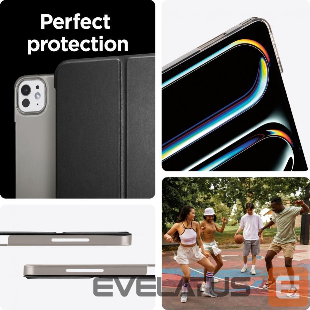 Чехол на заднюю панель Spigen Spigen Smart Fold iPad Pro 13" 2024 Case - Black