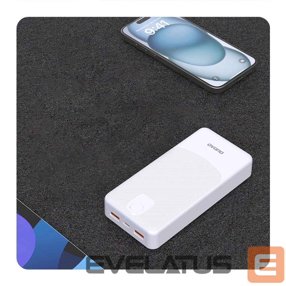 Внешний аккумулятор Dudao Powerbank Dudao K10Pro 2.4A 20000mAh 2 x USB-A - black