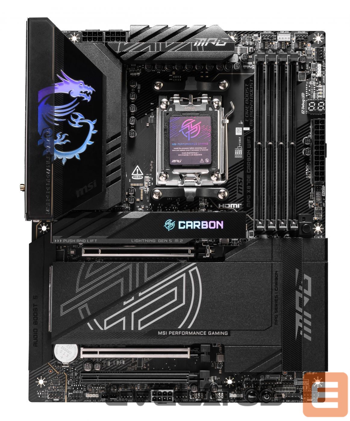 Материнская плата для процессоров AMD MSI MB AMD X870E SAM5 ATX/MPG X870E CARBON WIFI