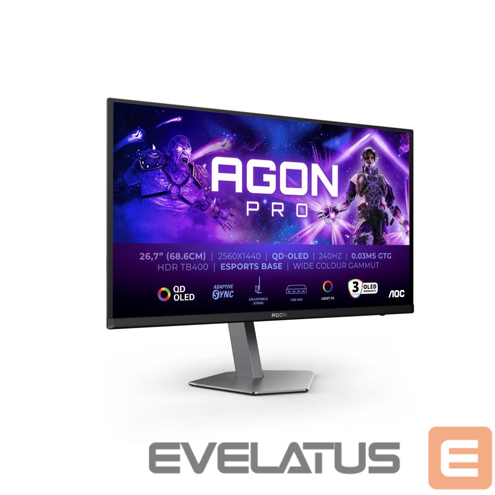 Мониторы Aoc international AOC AG276QZD2 27inch OLED 2560x1440
